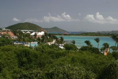 View from our room at the Ritz-Carlton, St. Thomas
