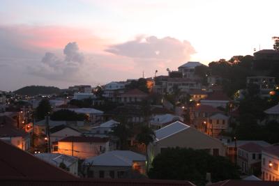 Sunset in Charlotte Amalie