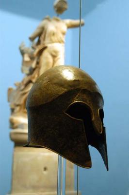 Olympia Museum - bronze helmet