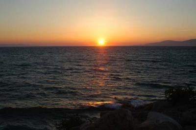 Sunset with Tinos