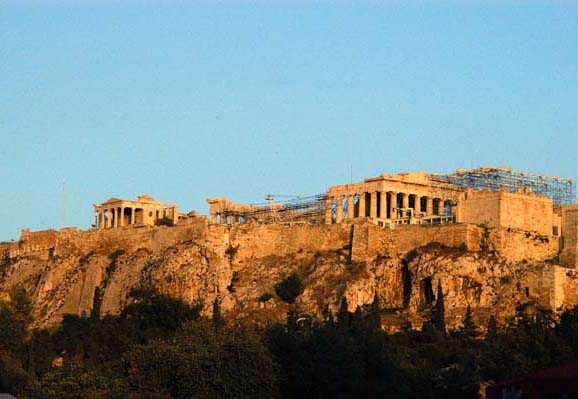 Acropolis in the evening