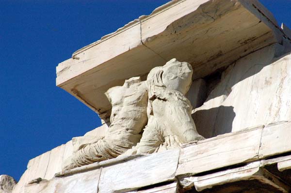 Acropolis. The rest of the original pediment sculptures are in the British Museum