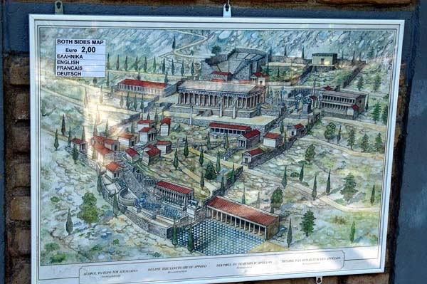 View of Ancient Delphi