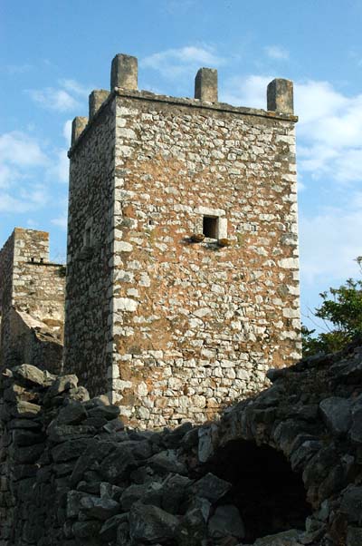 Tower house common throughout Mani, Areopoli