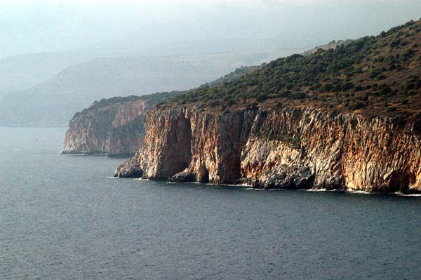 Messenian Gulf south of Aeropoli