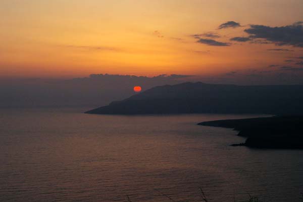 Sunset over the Gulf of Messini