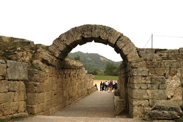 3C. BC Entrance to the stadium of Olympia