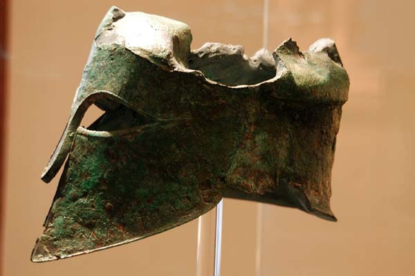 Helmet of Miltiades, victor of the Battle of Marathon