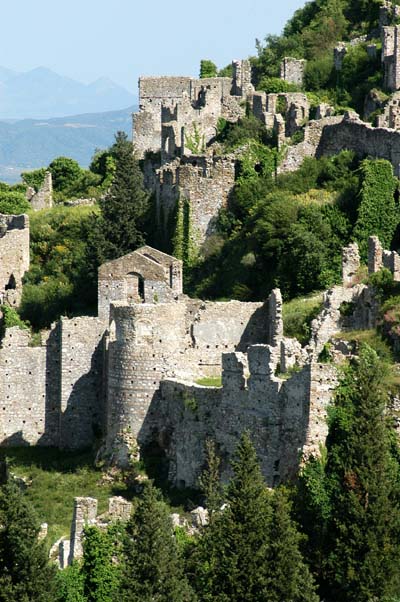 Mystras ruins