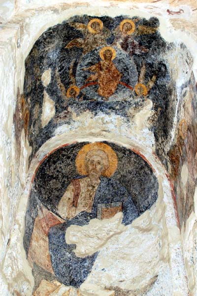 13-14th C. frescos in the Church of St. Sophia