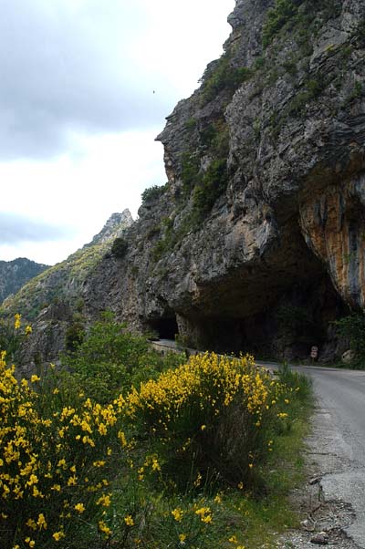 Langadas Pass from Sparta to Kalamata