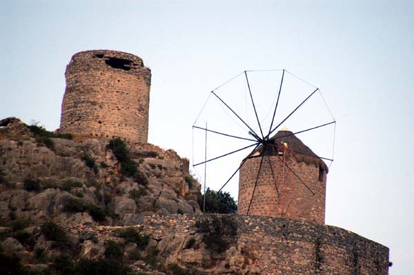 Greek windmills above Leonidio