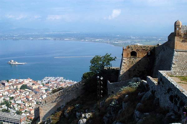View from the Palamedes Fort above Nafplio