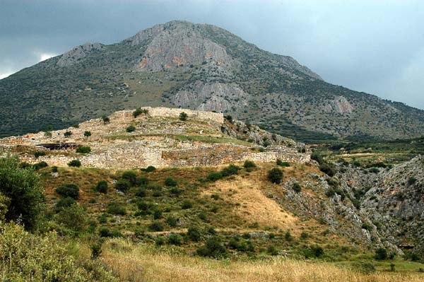 Mycenae (Mikines) the city of Agamemnon had already been in ruin for 700 years during the Golden Age of Athens