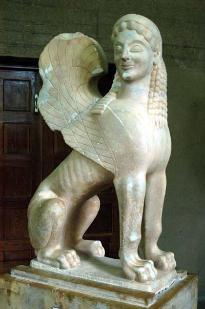 Sphinx, Corinth museum