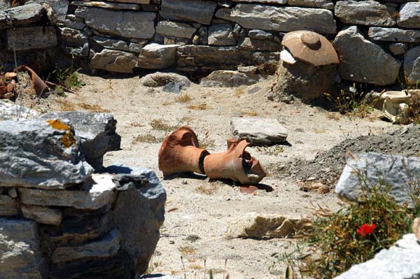 Areas of Delos are still under active excavation