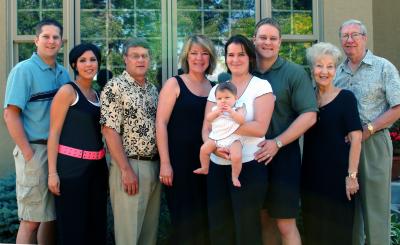 The Lake Family: Matt & Wendy. Jerry & Chris; Alexandra, Danielle & Jason; Glenn & Bette Waite.