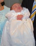 Tristan John Poul in Baptism Dress