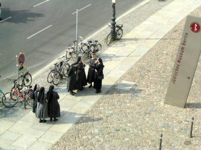 Outside the Jewish Museum