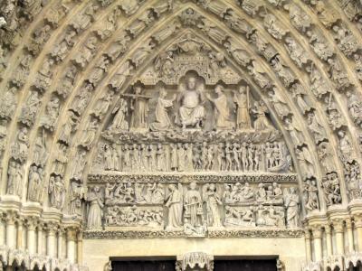 Amiens: the Last Judgment on the central portal