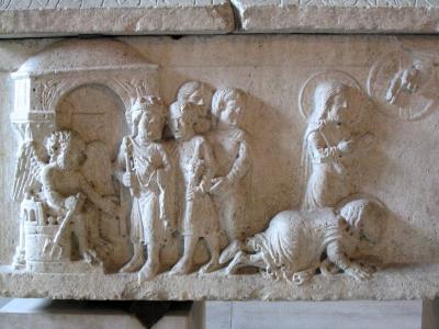 Museo Castelvecchio: martyr's sarcophagus