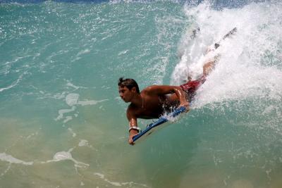 Catching a wave