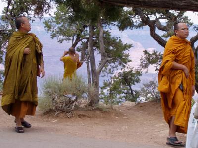 Monks at the edge
