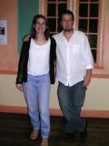 Corinne with Peter Mulvey