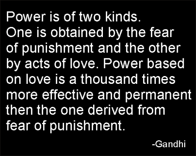 Power is of two kinds.