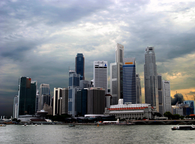 Singapore City Skyline