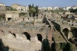 View from above. You can see the current town of Herculaneum in the background.