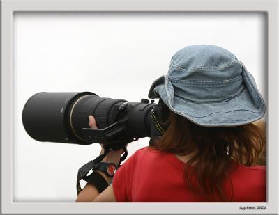 July 4 2004:  The Girl <br>with the Big Lens