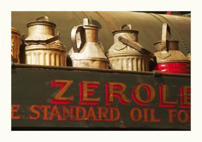 Vintage oil truck.