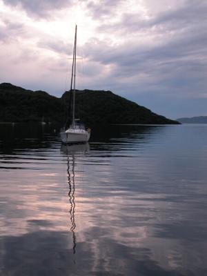 Loch Drambuie yacht