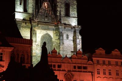Prague Thy Church At Night