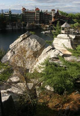 Mohonk Mountain House from the Labyrinth