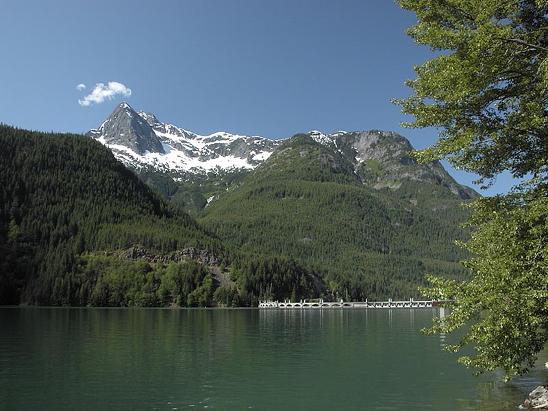 Pyramid Peak and Diablo Dam