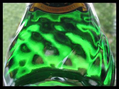 Green Swirl Bottle