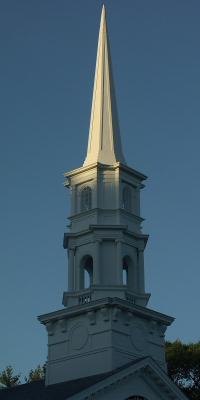 Evening steeple
