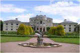 shugborough hall  formal terrace at rear