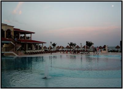 <B>Pool Side Sunset</B>
