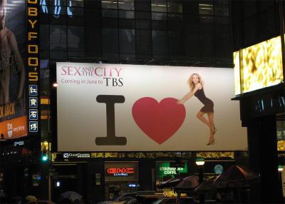 你知道這是什麼嗎? 這是 Sex and the city 的廣告阿, 看, 多簡單大方阿