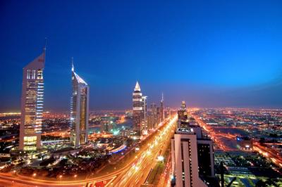 View of Sheikh Zayed road