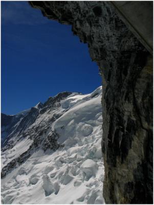 Looking out at Eiger