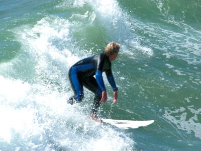 Pismo Beach Surfer, California