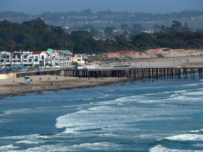 Pismo Beach Pier--view from our hotel balcony