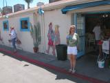 In front of the Splash Cafe, Pismo Beach, CA