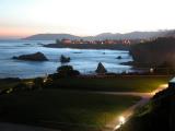 View from our balcony at Shore Cliff Lodge, Pismo Beach, CA