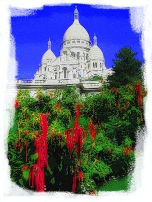 Basilica Sacre-Coeur In Paris