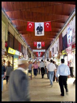 The country's reformist Ataturk's image is everywhere